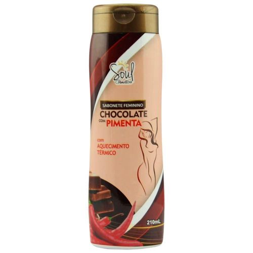 Soul Brazil Sabonete Líquido Feminino Chocolate com Pimenta 210ml