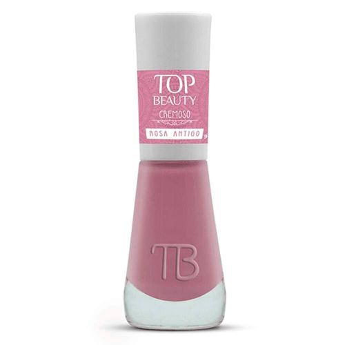 Top Beauty Esmalte Líquido Cremoso Rosa Antigo 9ml