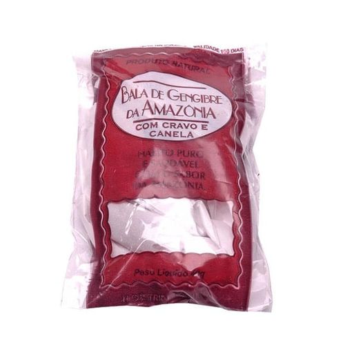 Bala de Gengibre da Amazonia Sabor Cravo e Canela 40g