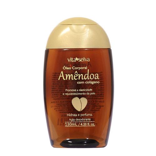 Óleo Corporal de Amêndoa e Colágeno Vita Seiva 130ml