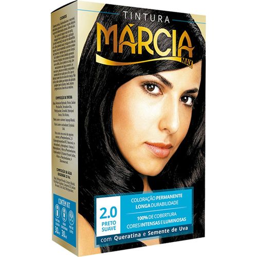 Coloração Márcia N° 2.0 Preto Suave com 1 Unidade