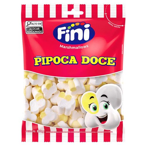 Marshmallow Fini Pipoca Doce 80g