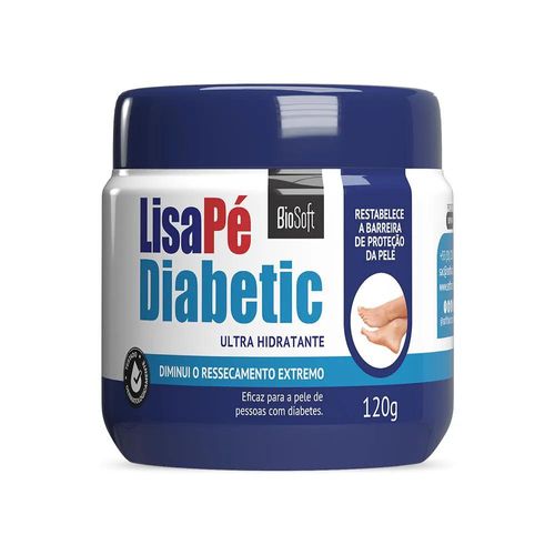Creme Hidratante Lisa Pé Diabetic Biosoft 120g