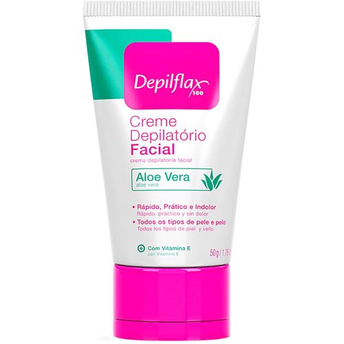 Depilflax Cera Depilatória Facial com Aloe Vera 50g