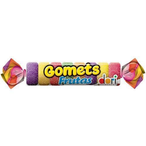 Balas de Gomas Gomets Frutas Sortidas com 30 Unidades com 32g