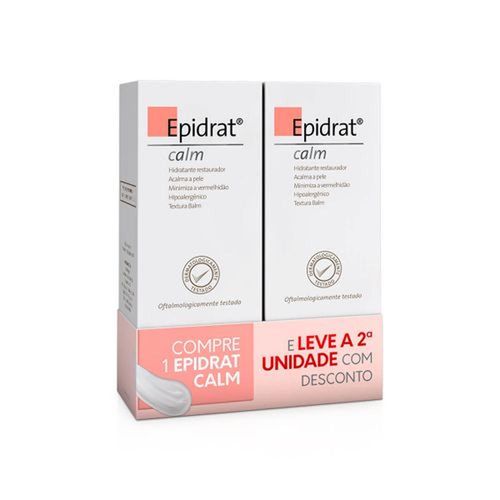 Kit Hidratante Facial Epidrat Calm Restaurador com 2 Unidades com 40g
