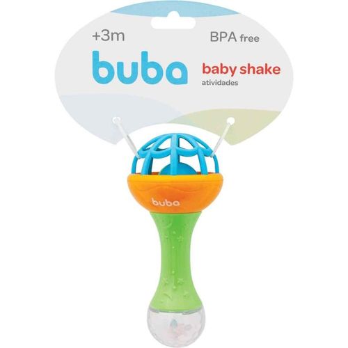 Chocalho Baby Shake 3 Meses+ Buba com 1 Unidade