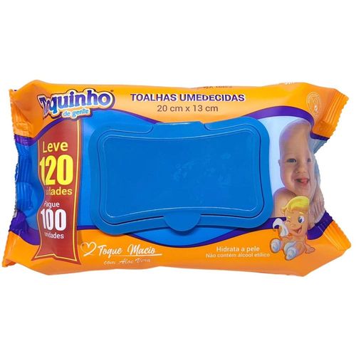 Toalhas Umedecidas Toquinho de Gente Pague 100 e Leve 120 Unidades