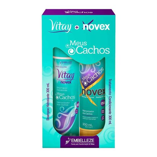 Kit Vitay Novex Meus Cachos com Shampoo 300ml + Condicionador 300ml