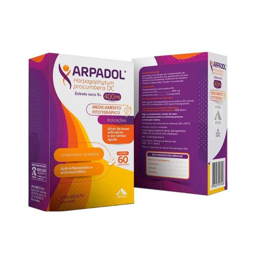 Arpadol 400mg com 60 Comprimidos Revestidos