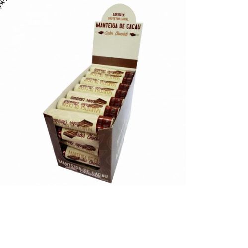 Display Safira Batom Stick Manteiga Cacau com 35 Unidades