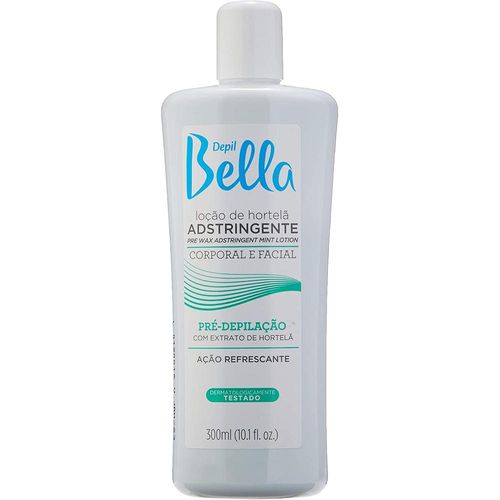 Loção Adstringente de Hortelã Corporal e Facial Depil Bella 300ml