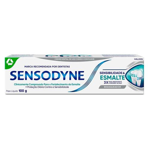 Creme Dental Sensodyne Sensibilidade & Esmalte Branqueador 100g