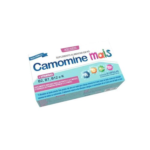 Polivitamínico Infantil Arte Nativa Camomine Mais com 20 Cápsulas