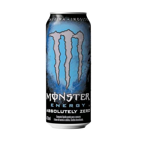 Energético Monster Energy Absolutely Zero Lata com 6 Unidades com 473ml