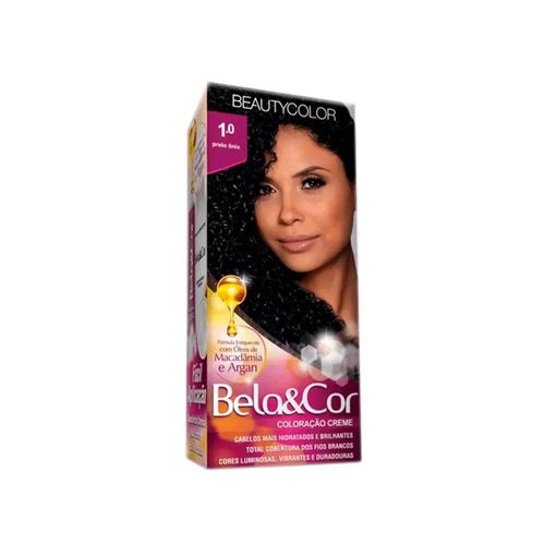 Mini Kit Tintura Bela & Cor 1.0 Preto Ônix com 1 Unidade