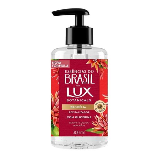 Sabonete Líquido Lux Botanicals Essências do Brasil Bromélia 300ml