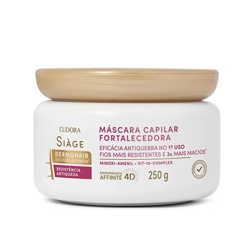 Máscara Capilar Fortalecedora Siàge Dermohair Resistência Antiqueda 250g
