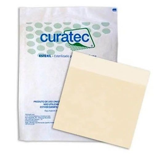 Curativos Hidrocoloide 10cm X 10cm Curatec com 5 Unidades