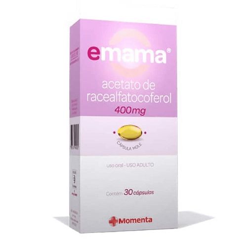 Emama 400mg com 30 Cápsulas Gelatinosas Moles