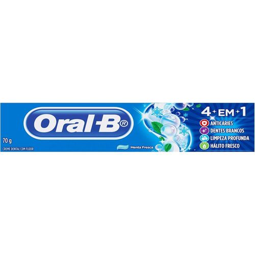 Creme Dental Oral-B 4 em 1 70g
