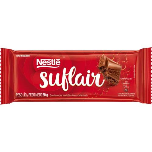 Chocolate Suflair Ao Leite 50g