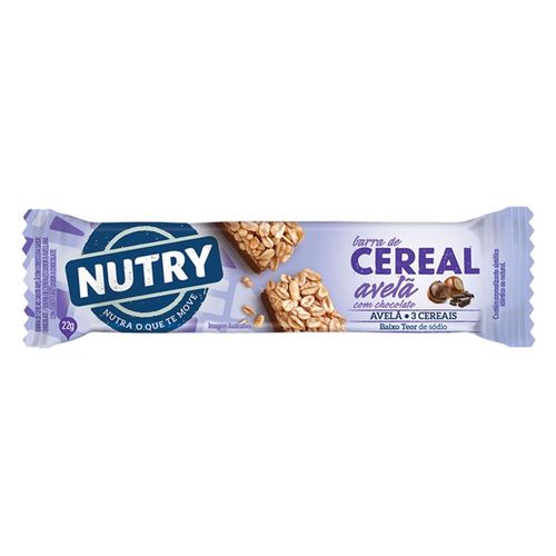 Barra de Cereais Nutry Light Sabor Avelã 22g