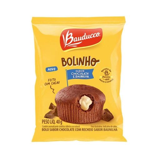 Bolinho Bauducco Sabor Chocolate e Baunilha 40g