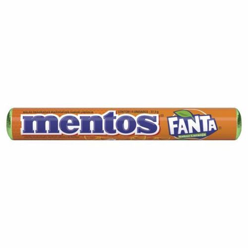 Perfetti Mentos Stick Fanta Laranja com 1 Unidade