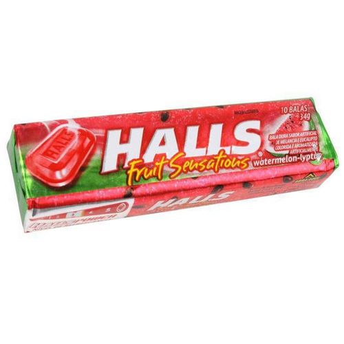 Balas Halls Sabor Melancia-Lyptus 34g
