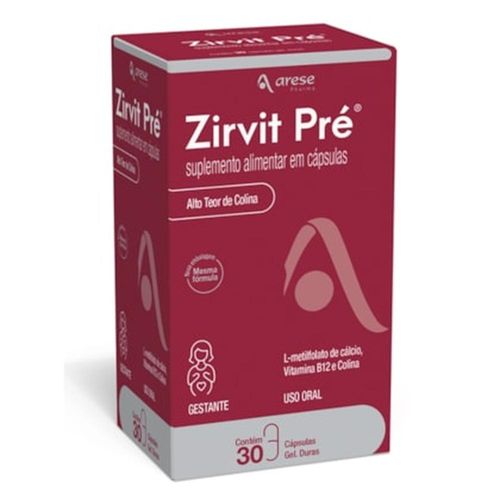 Zirvit Pré com 30 Cápsulas