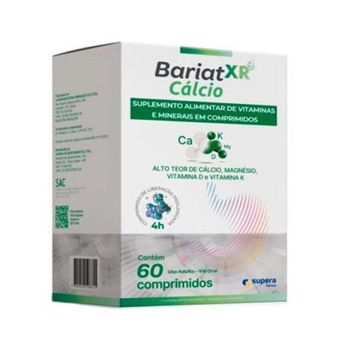 Bariat XR com 60 Comprimidos de Liberação Prolongada