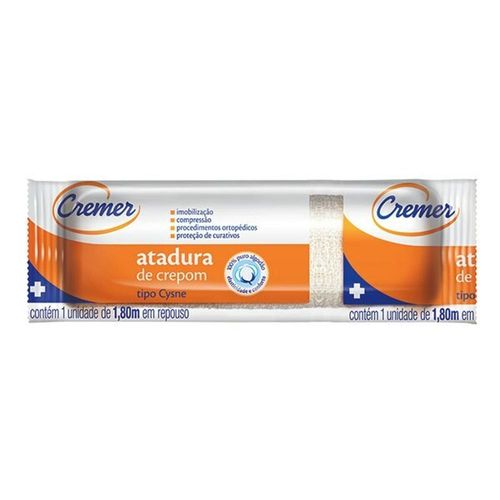 Atadura Crepom 15cm x 4.5m Bruna com 1 Unidade