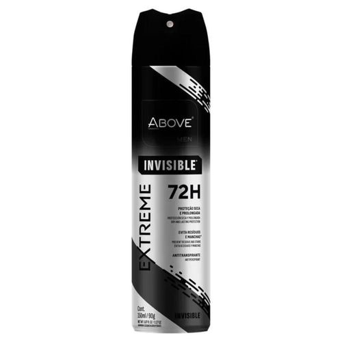 Desodorante Antitranspirante Aerosol Above Men Extreme Invisible 72H 150ml