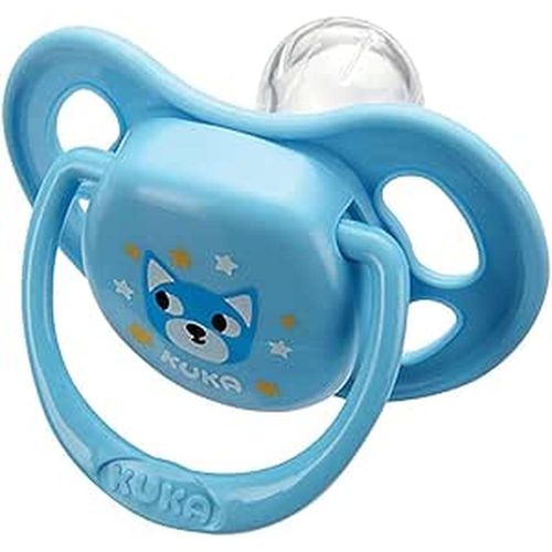 Chupeta Smart Bico Redondo Tamanho 02 Azul Kuka com 1 Unidade