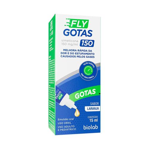 Suplemento Fly 150mg/ml Sabor Laranja Solução Oral Gotas 15ml