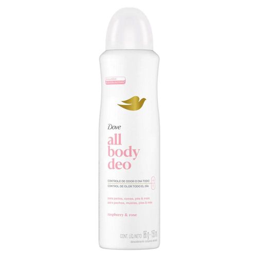 Desodorante Corporal Aerossol Dove All Body Deo Raspberry & Rose 150ml