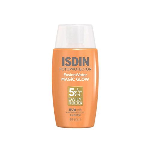 Protetor Solar Facial Isdin Fusion Water Magic Glow FPS 30 50ml