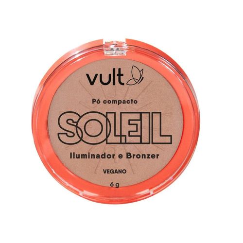 Pó Compacto Vult Soleil Bronze Iluminador e Bronzer 6g