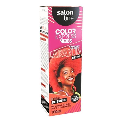 Color Express Fun Kit Tonalizante Creme Neon Laranja 100ml