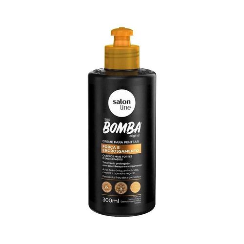 Creme para Pentear Sos Bomba Força e Engrossamento Salon Line 300ml
