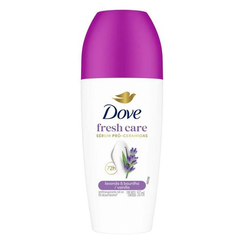 Desodorante Antitranspirante Roll-On Dove Fresh Care Lavanda & Baunilha 72h 50ml