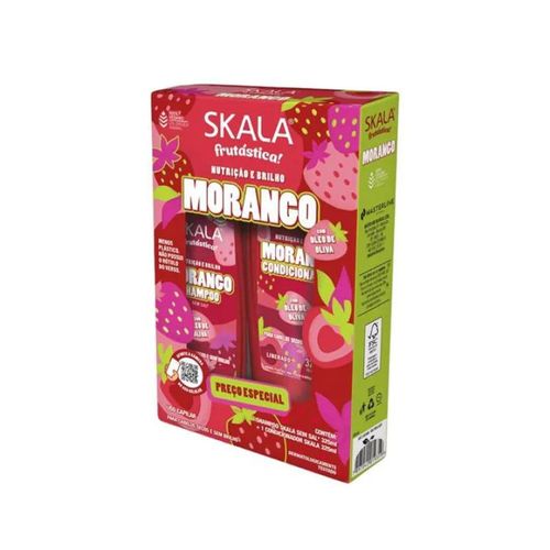 Kit Skala Morango com Shampoo 325ml + Condicionador 325ml
