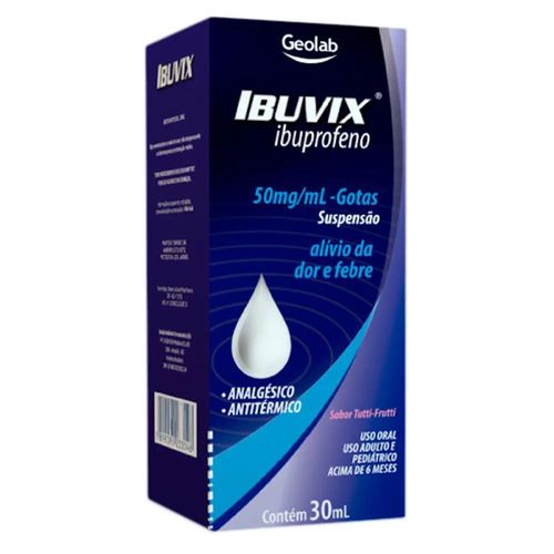 Ibuvix 50mg/ml Solução Oral Gotas 30ml