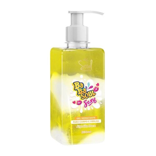 Gel Hidratante Babasoul Sexy Algodão Doce Soul Cosméticos 280ml