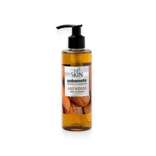 Sabonete Líquido Facial e Corporal Muriel Amêndoas e Colágeno 200ml