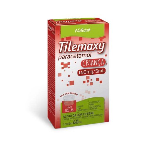 Tilemaxy Criança 160mg/5ml Solução Oral Sabor Frutas 60ml