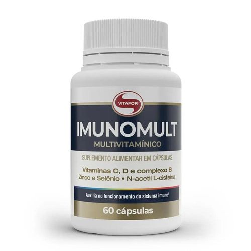 Imunomult Multivitamínico Vitafor com 60 Cápsulas