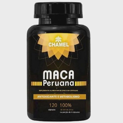 Maca Peruana Premium Chamel com 120 Cápsulas