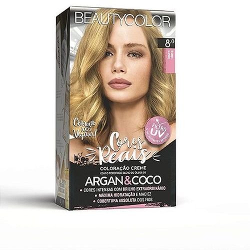 Kit Beauty Color Tonalizante Louro Claro Nº 8.0 com 1 Unidade